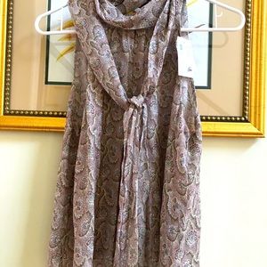 Intermix exclusive silk sleeveless blouse